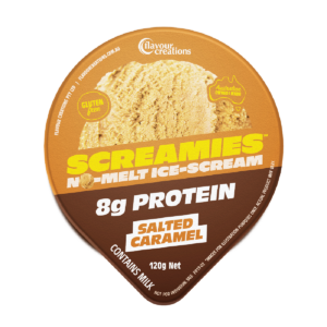 SCREAMIES 8g Protein Salted Caramel No-Melt Ice-Scream