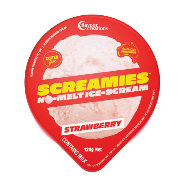 SCREAMIES Strawberry No-Melt Ice-Scream