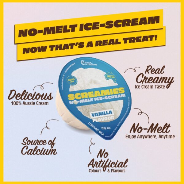 SCREAMIES Vanilla No-Melt Ice-Scream - Image 3
