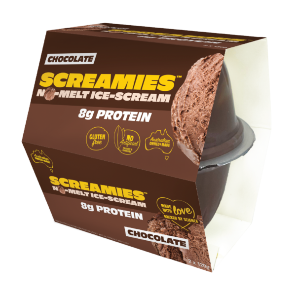 SCREAMIES 8g Protein Chocolate No-Melt Ice-Scream - Image 2