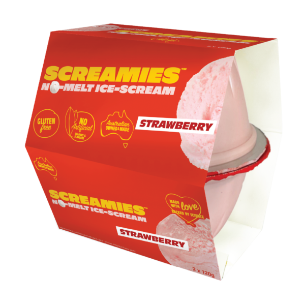 SCREAMIES Strawberry No-Melt Ice-Scream - Image 2